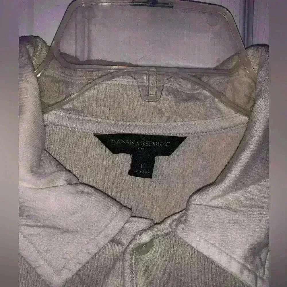 beige Banana Republic shirt size L - Picture 2 of 5